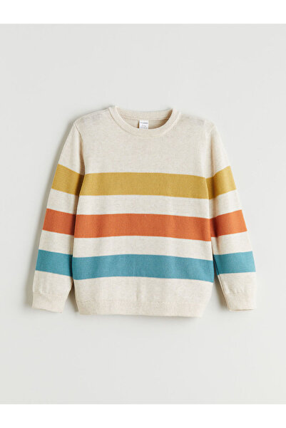 LC Waikiki Shining Store'dan Işıltılı Seçimler | Bisiklet Yaka Uzun Kollu Erkek Bebek Triko Kazak