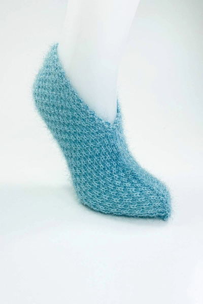 HarmonyAura Hand Knitted Winter Stylish Women's Wool Booties D6