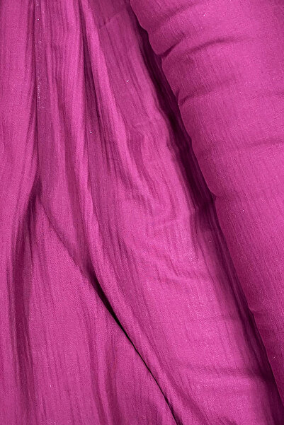 HarmonyAura Multi-Purpose Muslin Cotton Baby Blanket and Blanket Fabric Muslin Cloth Claret Red 23