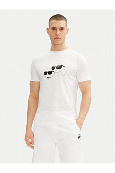 Karl Lagerfeld Ανδρικό T-Shirt 755061 552241 Λευκό