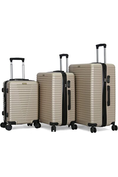 Giordano Trolley Bags 3 Pcs Set Hardside Spinners, Rose, L-28 / M-24 / S-20