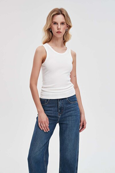 Livia Solid Wide-Strap Top