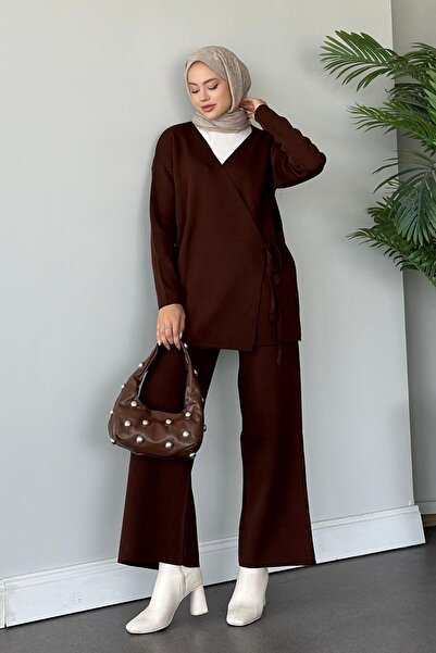 Hazamoda مجموعة ملابس تريكو بخيوط بأسمائها الحقيقية