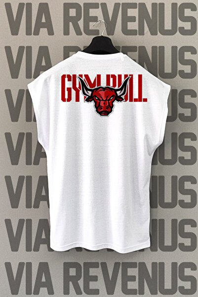 Vordevia Αθλητικό μπλουζάκι Gym Bull με στάμπα με μη μανίκια και λαιμόκοψη