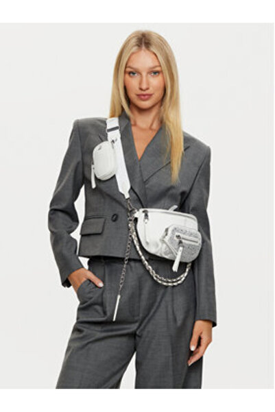 Steve Madden γυναικεία τσάντα μέσης SM13000640 λευκή