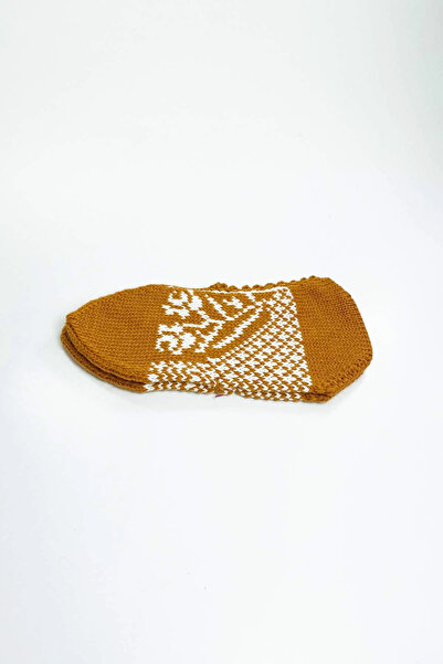 HarmonyAura Hand Knitted Winter Stylish Women's Wool Booties D12