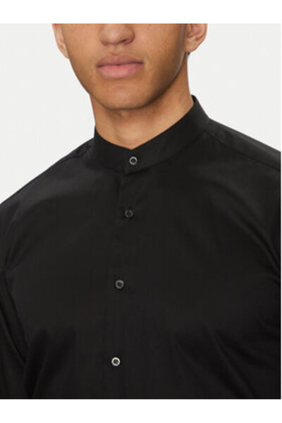 Karl Lagerfeld Ανδρικό Πουκάμισο 605035 552602 Μαύρο