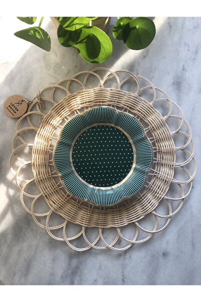 Lovenwoven Nebula Rattan Amerikan Servis Supla Bambu Duvar Dekoru