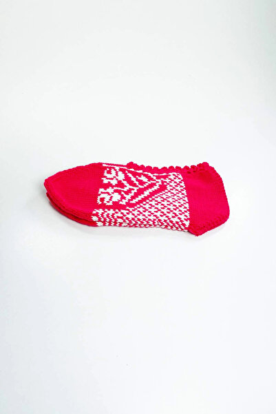 HarmonyAura 2 Pairs of Hand Knitted Winter Stylish Women's Wool Booties Set 7