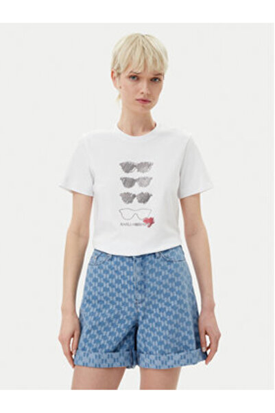Karl Lagerfeld Γυναικείο T-Shirt A2W17103 Λευκό