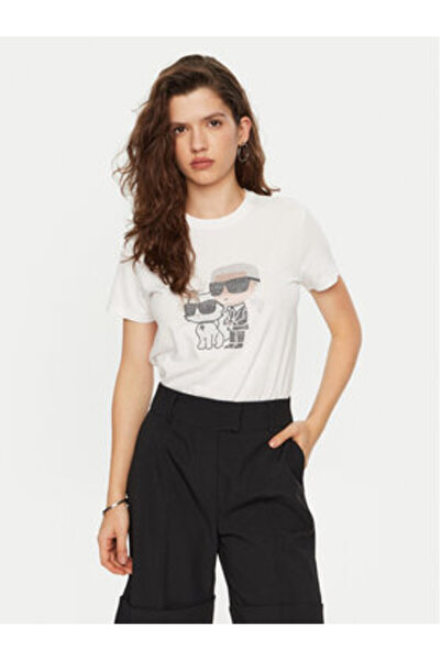 Karl Lagerfeld Γυναικείο T-Shirt A1W17131 Λευκό