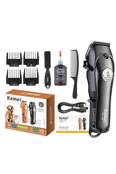 Kemei Επαγγελματική Κουρευτική Μηχανή Ζώων KM-1596, 6800 στροφές/λεπτό