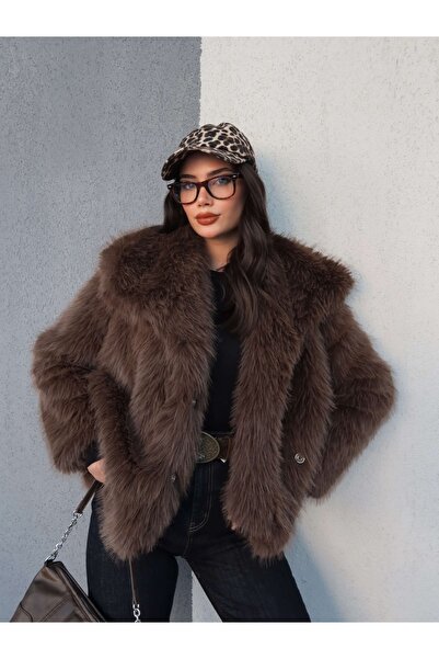 candybia Ekstra Yumuşak Doku Astarlı Dolgun Kürk