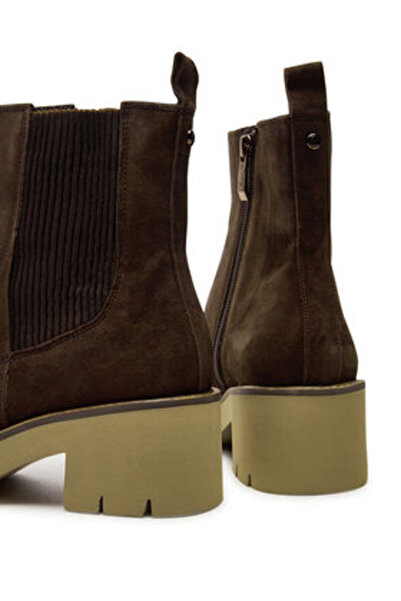 Tamaris γυναικεία μποτάκια μέχρι τον αστράγαλο 1-25434-43 καφέ