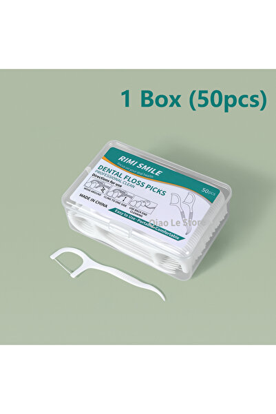 Choice4 C607-1 Box 1/2/5/10 Box Portable Disposable Dental Floss Plastic Toothpick High-tension Dental Floss
