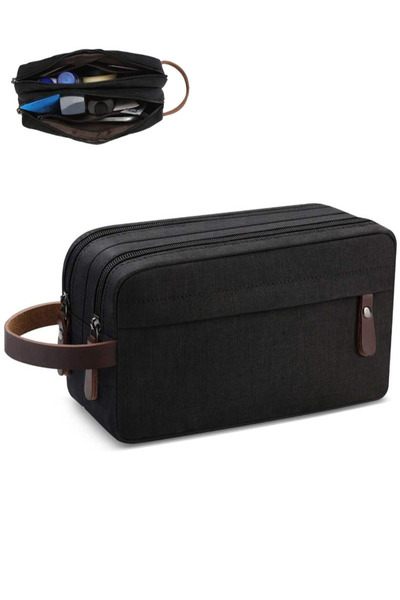 QiaoKai حقيبة سفر صغيرة ذات حجرتين ومقاومة للماء