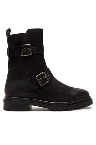 Tamaris γυναικεία μποτάκια μέχρι τον αστράγαλο 1-25474-43 μαύρα