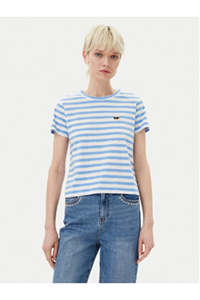 Karl Lagerfeld Γυναικείο T-Shirt A1W17099 Μπλε Σκούρο Μπλε