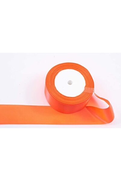 OEM Panglică de satin pentru împachetat și decorat, portocalie, 4cm x 22m
