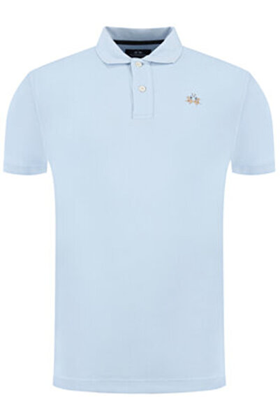 LA MARTINA Ανδρικό Πόλο CCMP02 PK001 Ανοιχτό Μπλε