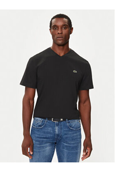 Lacoste Ανδρικό T-Shirt TH5077 Μαύρο