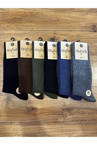 Aytuğ Lambswool Kuzu Yünü Erkek Çorap 3’lü Paket