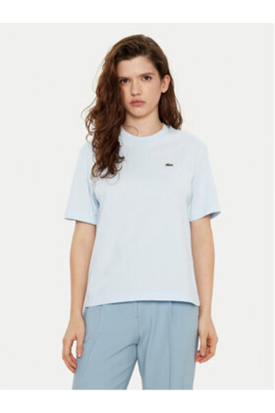Lacoste Γυναικείο T-Shirt TF7215 Ανοιχτό Μπλε
