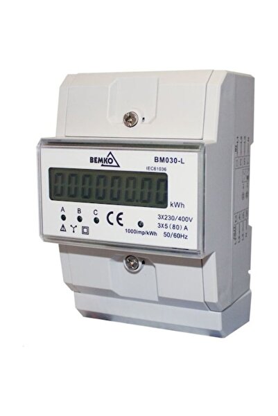 Bemko Contor de energie, Bemko, trifazat, 5-80A, alb