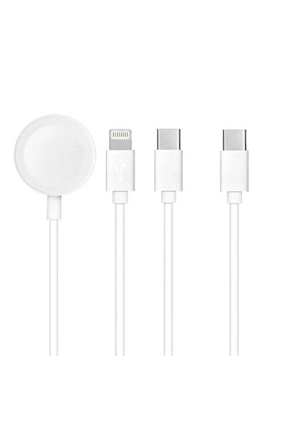 Optim Solution Set încărcător 3 în 1 tip C cu încărcare rapidă pentru Apple W...