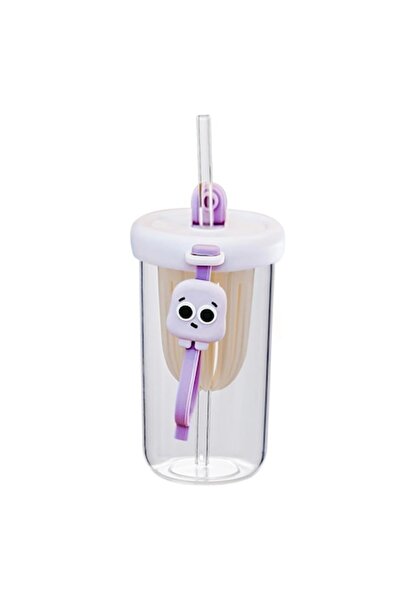 Optim Solution Ποτήρι σιλικόνης για παιδιά, OPTIM SOLUTION, αποσπώμενο καπάκι και καλαμάκι, αντιπτώσεις, αντιδιαρροές, υψηλή θερμοκρασία