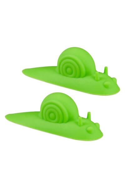 Relaxdays Dop decorativ pentru ușă, 2 bucăți, verde, fabricat din cauciuc moale