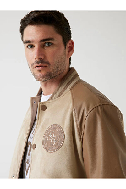 Guess Varsity Erkek Çok Renkli Bomber Ceket M5BL2BK1062-FN47