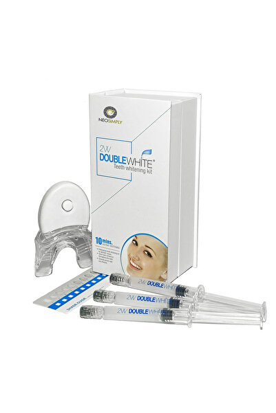 NeoSimply Kit pentru albirea dintilor, NeoSimply, Aparat cu 5xLED, (3 seringi...