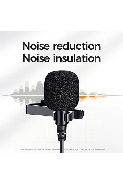 Optim Solution Μικρόφωνο πέτου για τηλέφωνο, καλώδιο υποδοχής 3,5 mm, 2 μ., Υψηλής ποιότητας, Εύκολη εγγραφή, HD, Μαύρο