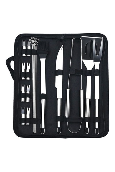 Optim Solution Set of 18 Barbecue Tools