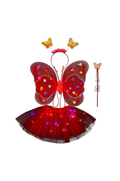 Optim Solution Στολή Πεταλούδας με Ρυθμιζόμενα Φτερά, Φωτάκια LED, για Παιδιά,