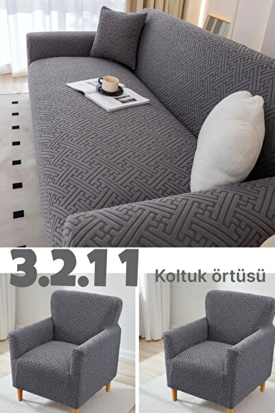 intil koltuk kılıfı Koltuk Örtüsü Takımı 3 2 1 1 Koltuk Kılıfı Takımı Ev Tekstili Ürünü