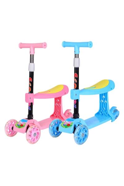 Optim Solution Set 2x Trotinetă cu Scaun pentru Copii