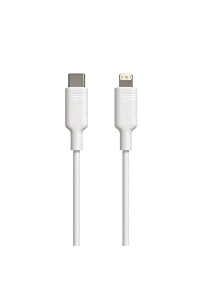 Muvit USB-C to Lightning Data/Charging Cable, 1.2 m, White