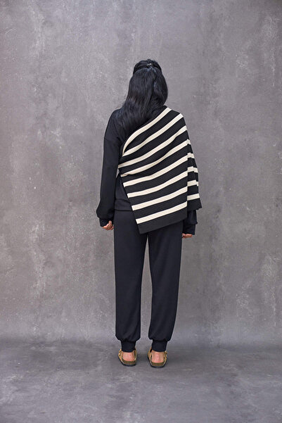 KÜÇÜĞÜM BUTİK Black Cotton Tracksuit Set