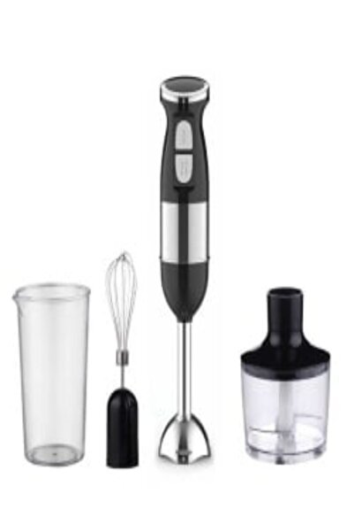 Silver Love Blender 4-in-1 500 W, Mixer Vertical, 2 trepte, Cana 600 ml, Tocator 500 ml
