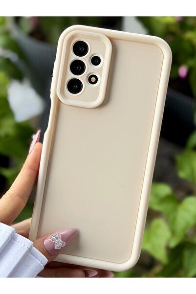 Go Aksesuar Galaxy A23 Uyumlu Mat Lansman Parmak İzi Bırakmaz Esnek Silikon K...