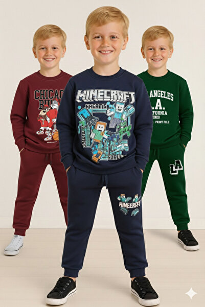 LİTTLE TORTOİSE Set de trening pentru băieți de iarnă (set de 3)