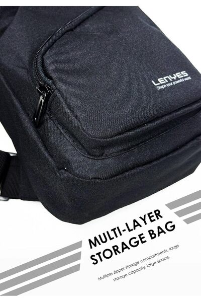 Lenyes LB 526 Shoulder Bag - Elegant Anti-Theft Shoulder Bag with 3 Compartments, Adjustable Shoulde