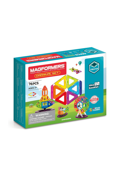 MAAS Magnetic Block Set 76 Pieces – Fun Learning and Building for Kids