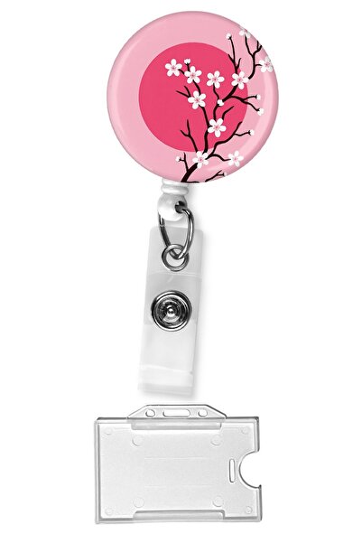 StormiStoretr Suport pentru insignă Sakura Drop Print Yoyo