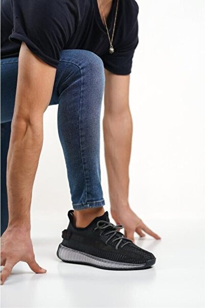 Zerenyus Pulex Knitwear Καθημερινά Άνετα Παπούτσια Περπάτημα Μαύρα Λευκά