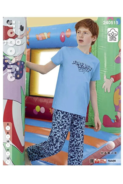 Aydoğan 100% Cotton Boys' Pajama Set – Comfortable and Breathable Fabric