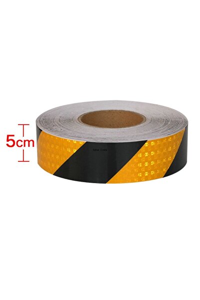 Choice Yellow-Black-5cm 5cm/10cm/15cm/20cm*5M Reflective Tape Twill Yellow-Bl...