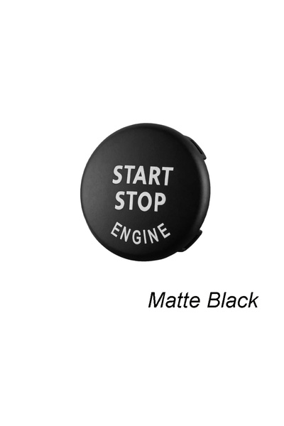 Choice4 Matte Black Car Engine START Button Replace Cover STOP Switch for BMW...